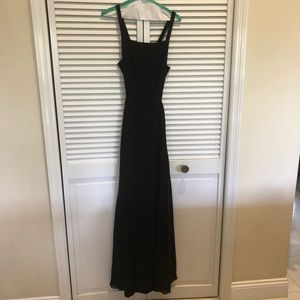 Black and nude dress